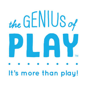 the genius of play logo graphic it's more than play